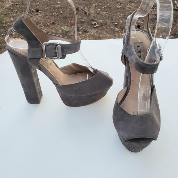 Steve Madden Shoes - Steve Madden Open Toe Platform Chunky Heel Sandals